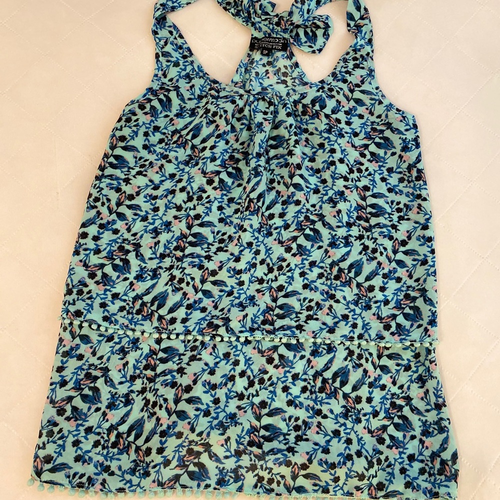 Layered dressy tank top